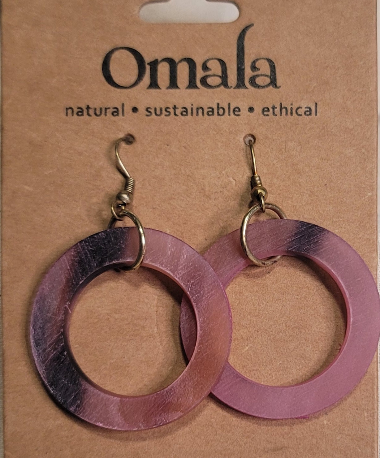 Omala Upcycled Horn Earrings