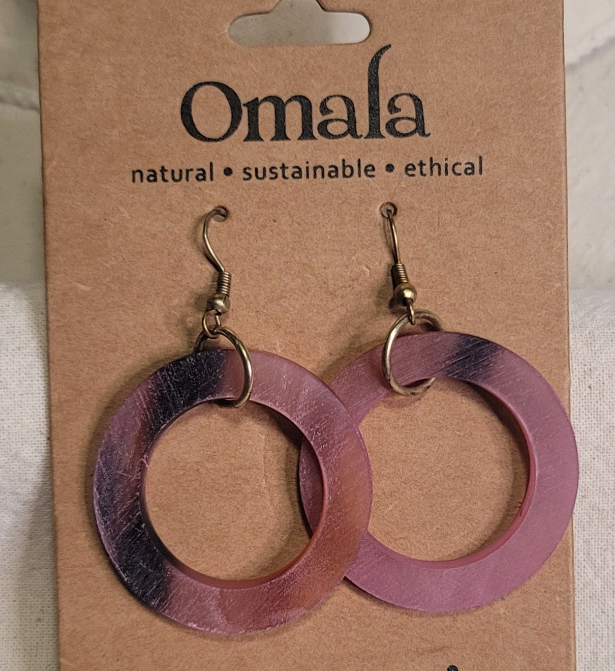 Omala Upcycled Horn Earrings